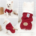 Vêtements en gros doux pour chiens de petit hiver mignon